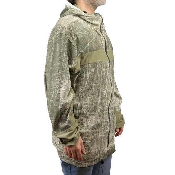 MARITHÉ + FRANÇOIS GUIBAUD Oversized Green White Designer Jacket sz L - Picture 5 of 10